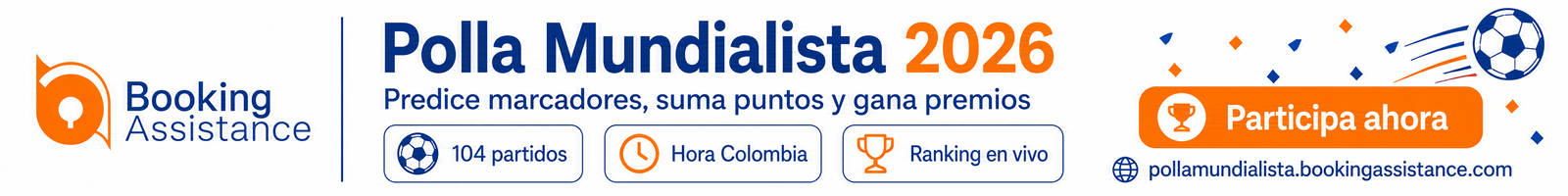 Banner Booking Assistance Polla Mundialista